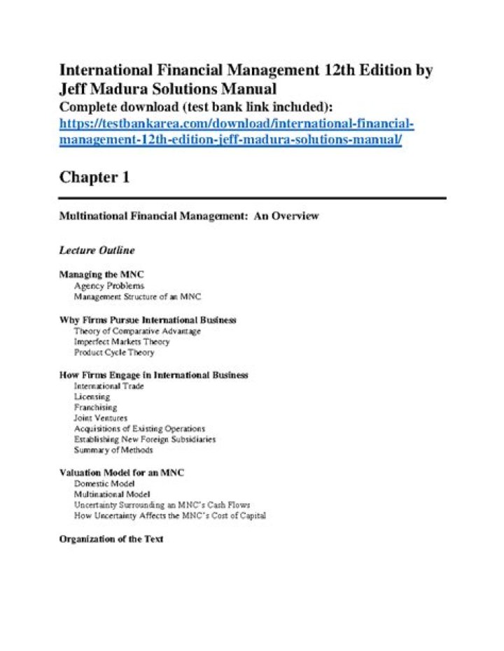Analysis for Financial Management 12th Edition PDF Free Download