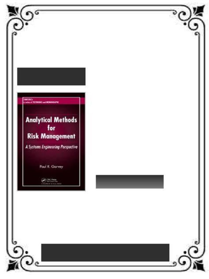 Analytical Methods for Risk Management PDF: Expert Strategies & Tools