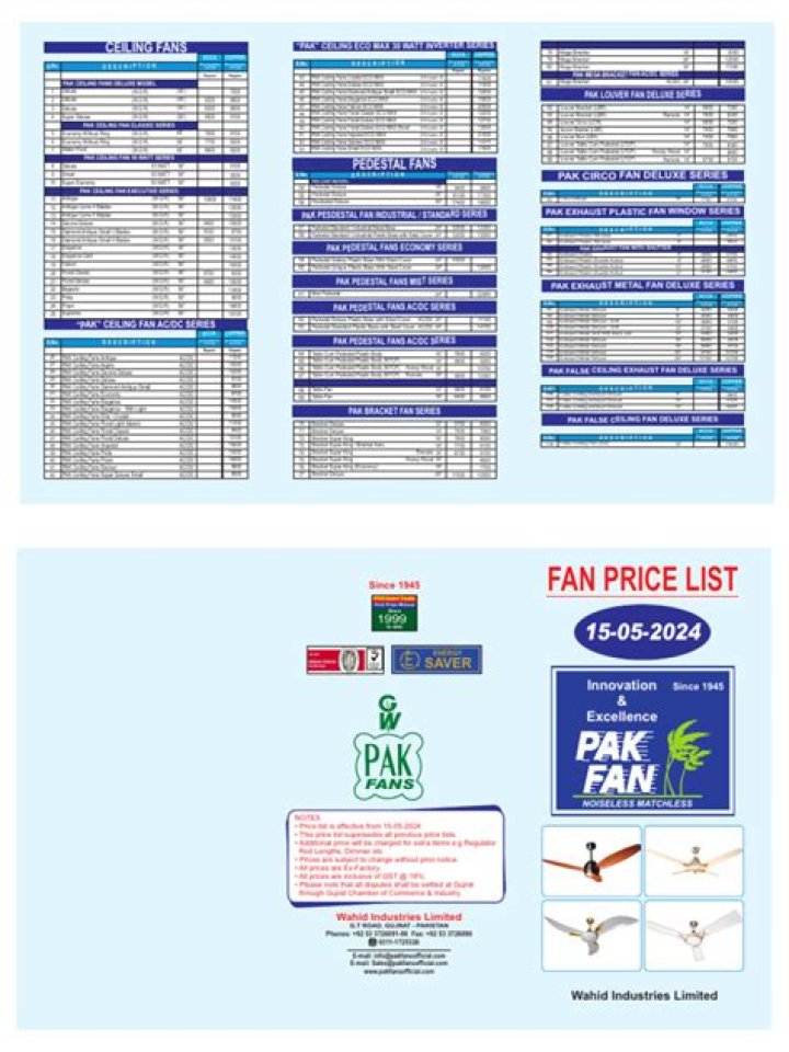 2018 Anchor Fan Price List PDF – Affordable & Up-to-Date
