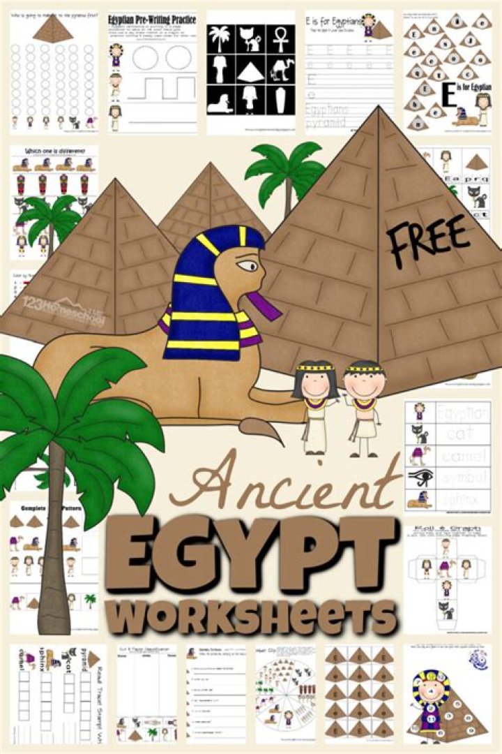 Ancient Egypt Printable Worksheets PDF for Kids & Teachers