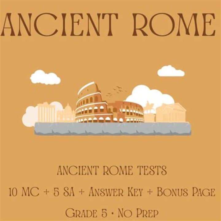 Ancient Rome Test PDF Answer Key: Study Guide & Answers
