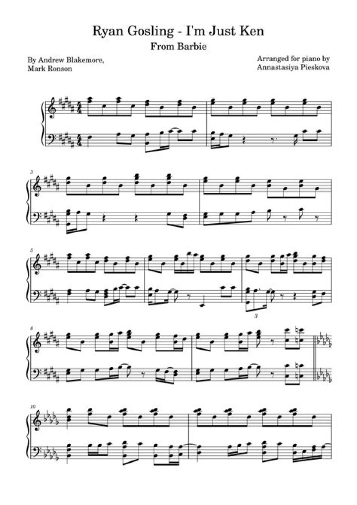 Free Andhadhun Piano Sheet Music PDF Download