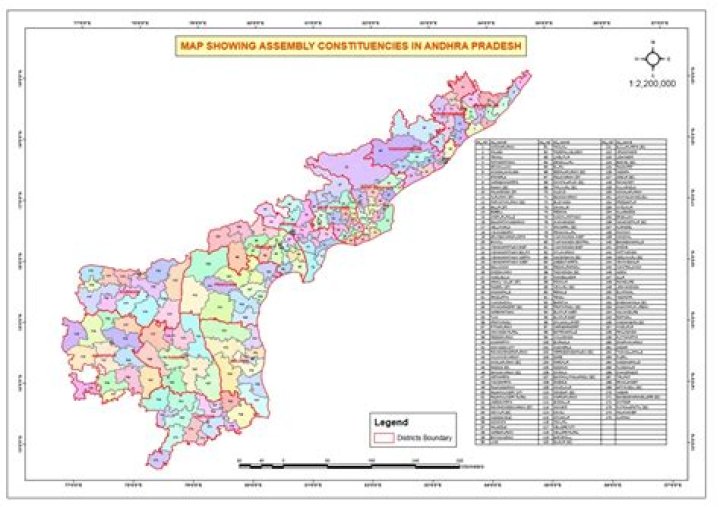 Andhra Pradesh Assembly Constituencies List PDF Download