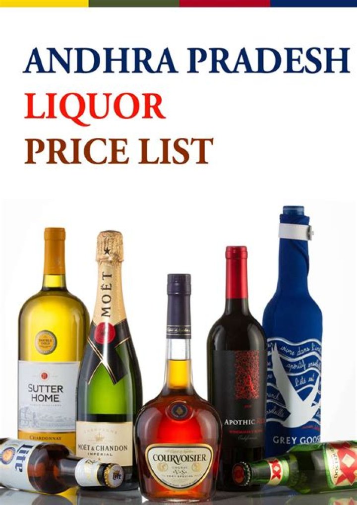 Andhra Pradesh Liquor Price List 2020 PDF - Complete 2020 Pricing Guide