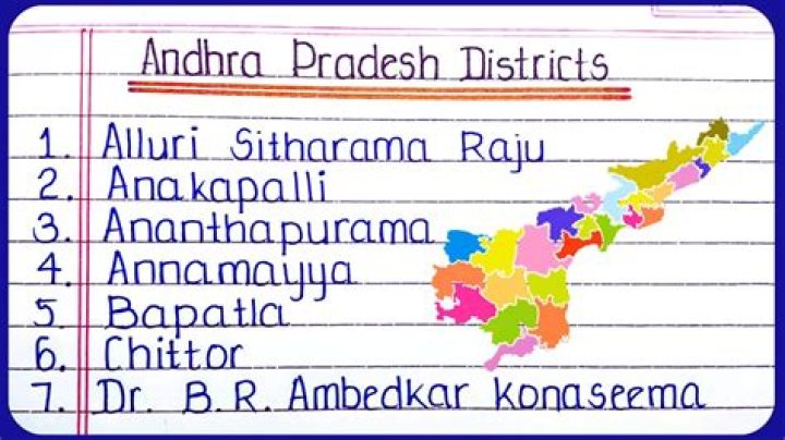 Andhra Pradesh New Districts and Mandals List PDF: Official Details