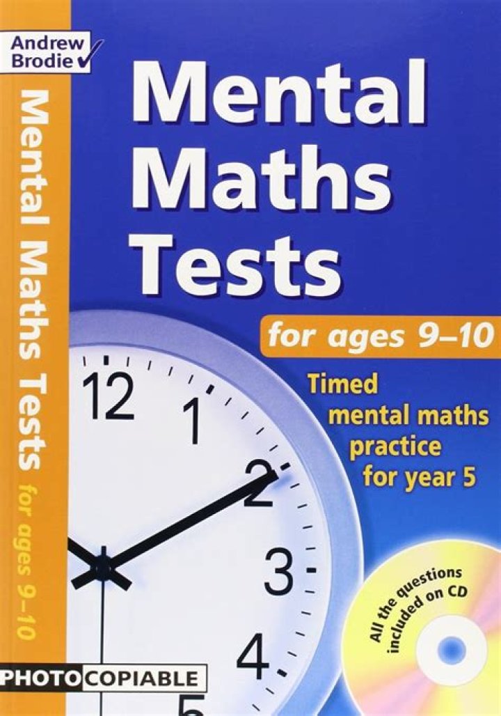 Andrew Brodie Mental Maths Tests for Years 9 & 10 – Free PDF Download