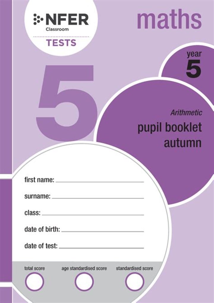 Andrew Brodie Mental Maths Tests Year 5 PDF for Year 5 Students