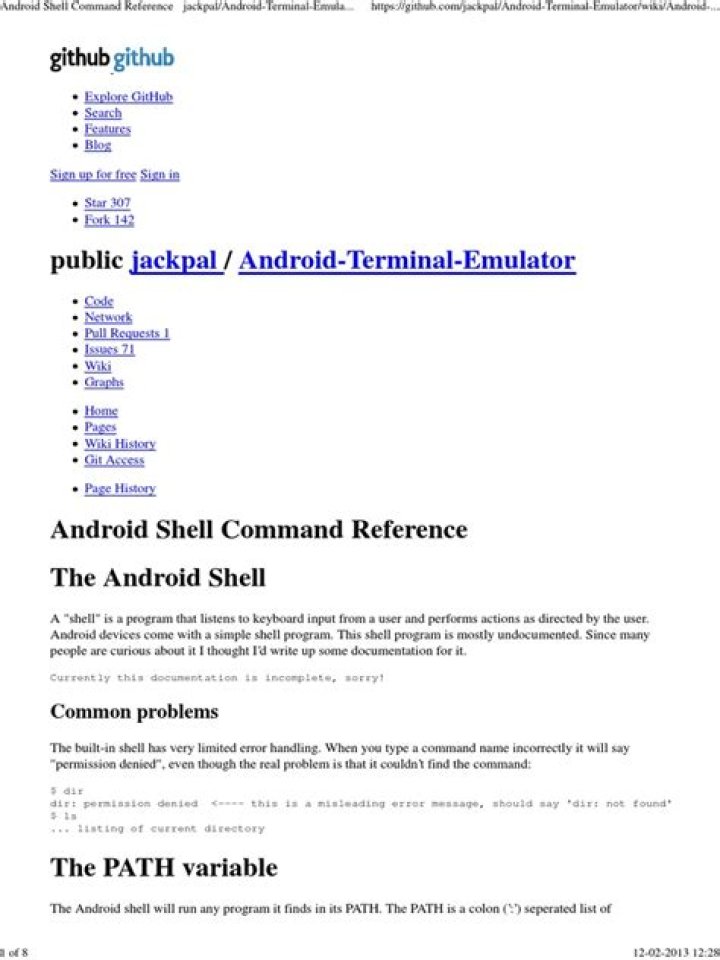 Android Terminal Emulator Commands List PDF: Download Now