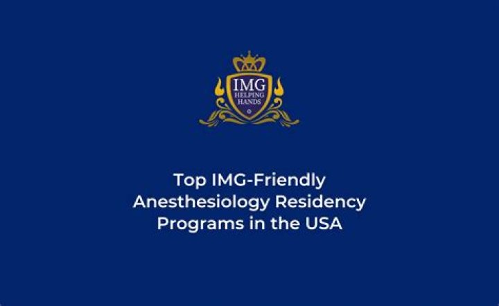 Anesthesiology Residency Programs List: Img-Friendly PDF for Aspiring Specialists