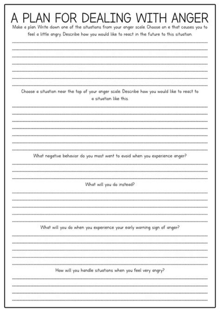 Anger Management Activities for Teens: Free PDF Guide