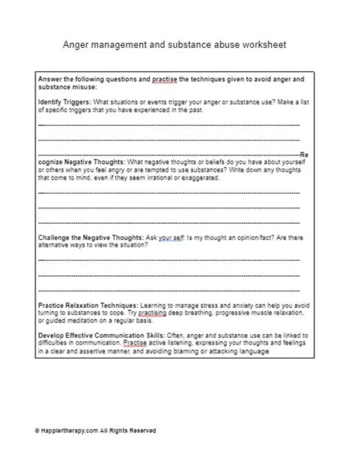 Anger Management and Substance Abuse: Essential PDF Guide