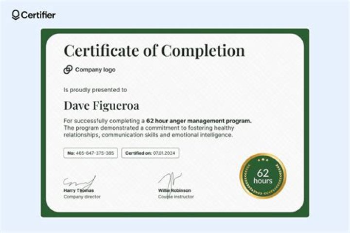 Earn Your Anger Management Certificate – Download PDF Now