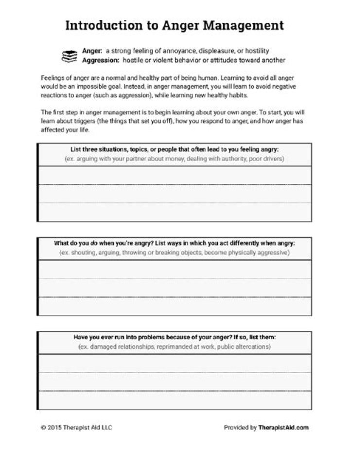 Anger Management PDF Workbook: Proven Strategies to Control Anger
