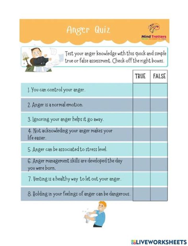 Take the Anger Management Quiz with Answers PDF – Instant Results