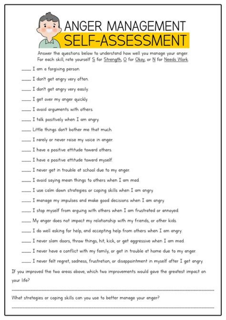 Anger Management Worksheets PDF for Adults – Proven Tools to Regulate Emotions