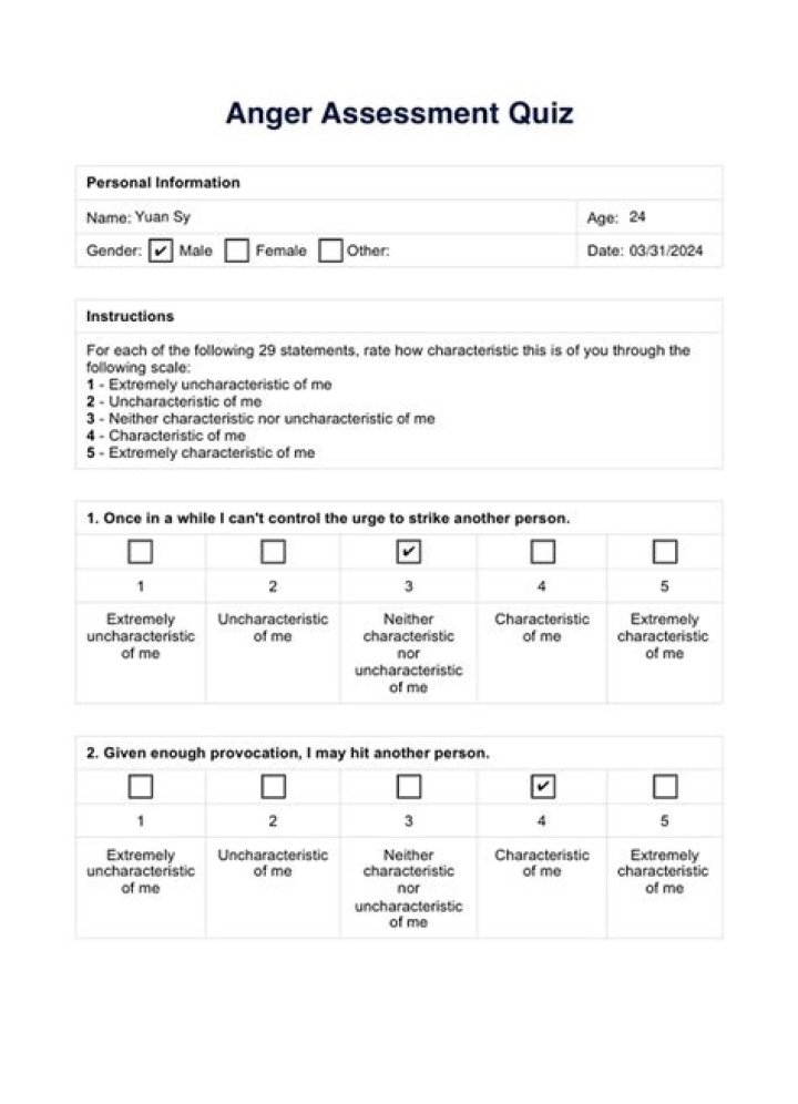 Anger Management Questionnaire PDF: Free Download & Self-Assessment