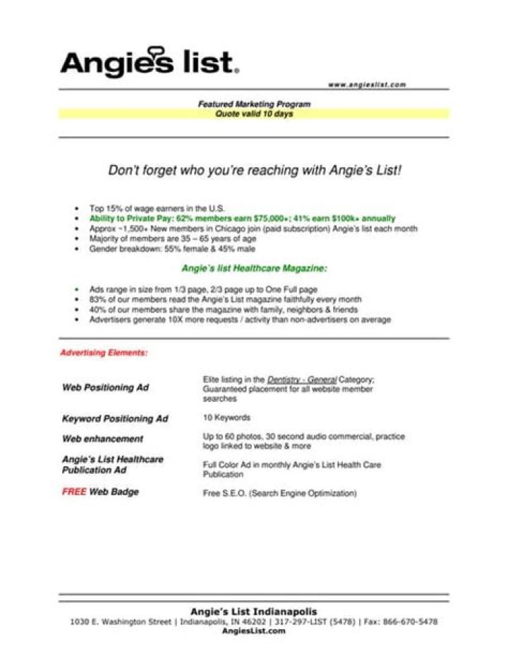 Angie's List PDF Guide: How to Access and Use Your Review Insights