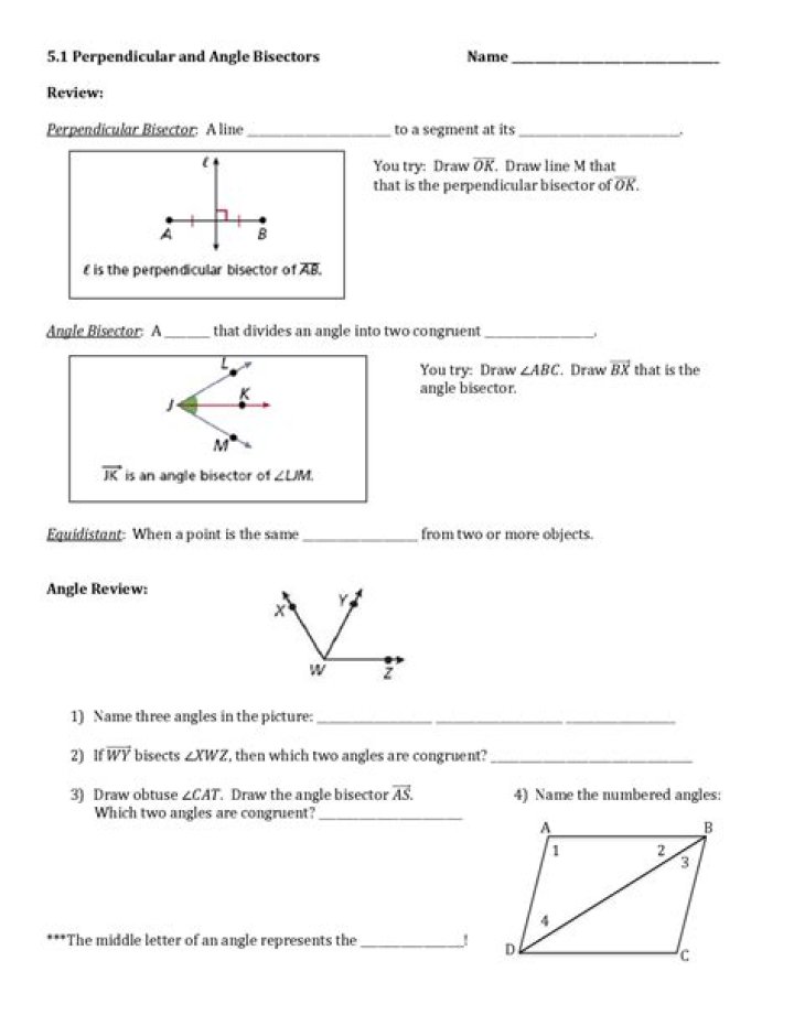 Angle Bisector Test PDF: Step-by-Step Guide & Practice Problems