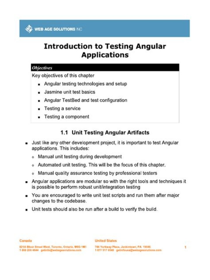 Angular Unit Testing PDF: Master Testing Angular Apps with Step-by-Step Guide