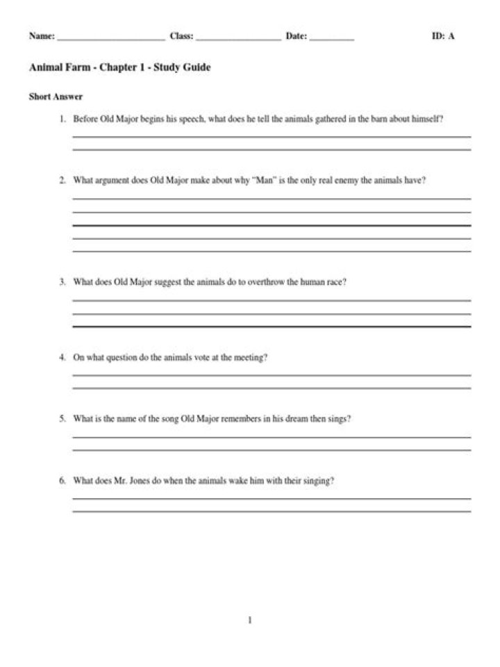 Animal Farm Questions PDF: Expert Answers for Farmers
