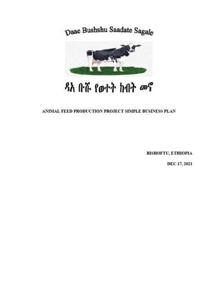 Create Your Animal Feed Production Business Plan PDF – Step-by-Step Guide