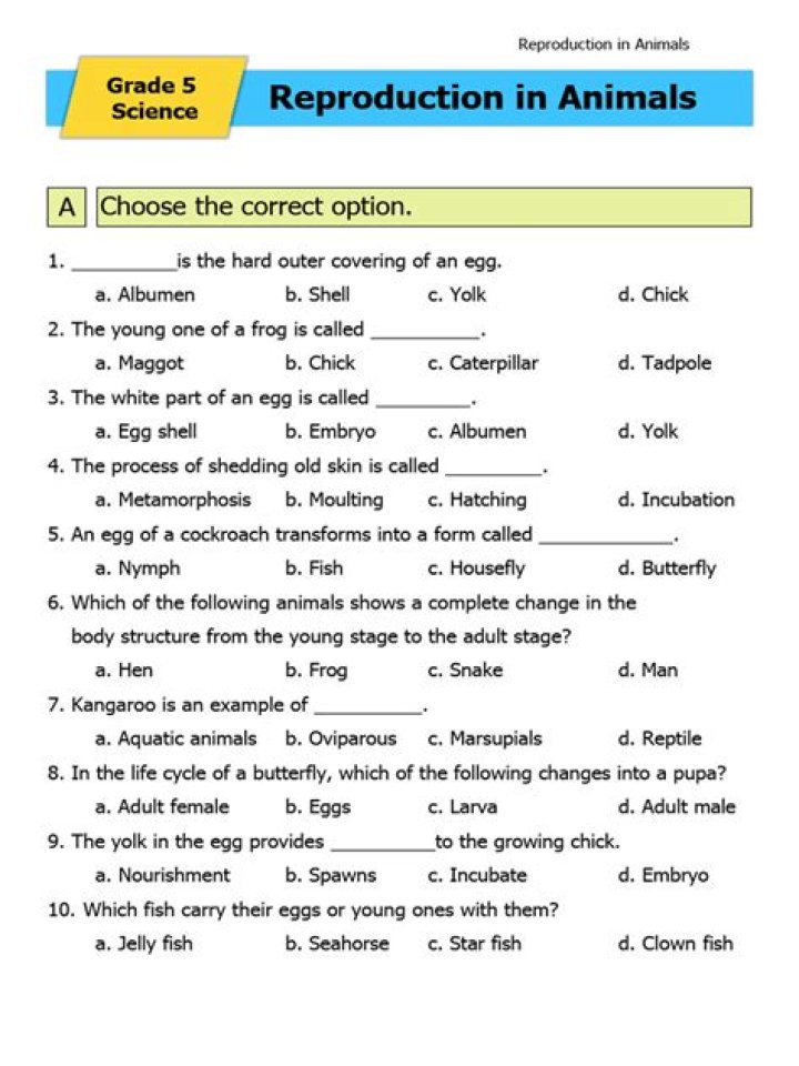 Animal Reproduction Test Questions PDF – Essential Study Guide