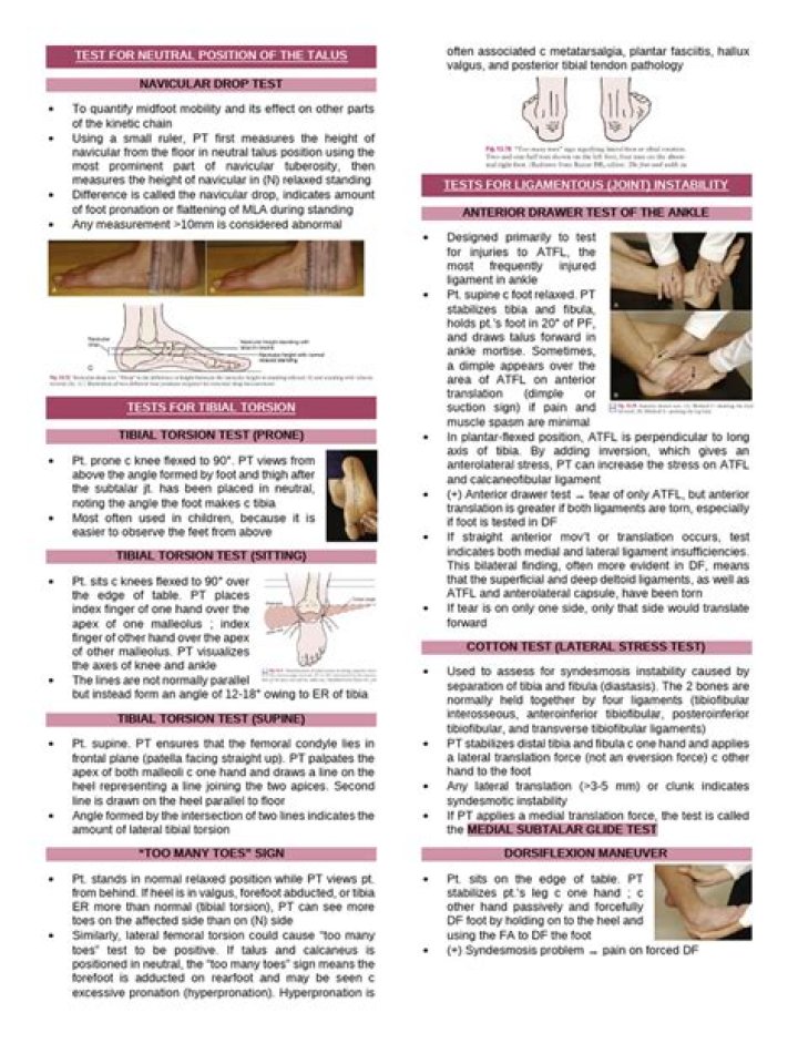 Ankle Special Tests PDF: Essential Diagnostic Guides & Protocols