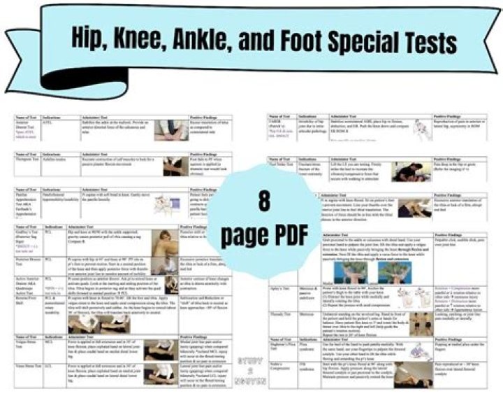 Ankle Special Tests for Physical Therapy – Essential PDF Guide