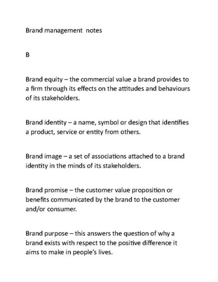 Anna University Brand Management Notes PDF for Students & Professionals