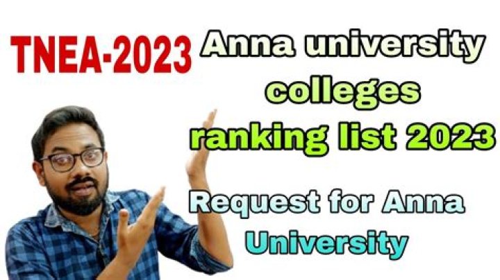 Anna University College Ranking List 2017 PDF – Official Rankings & Performance Analysis