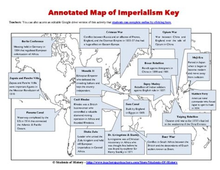 Annotated Map of Imperialism Answer Key PDF: Study Guide & Explanation