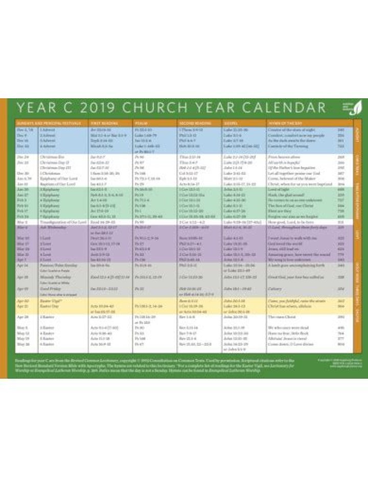 Annual Church Planning Calendar PDF – Stay Organized Year-Round