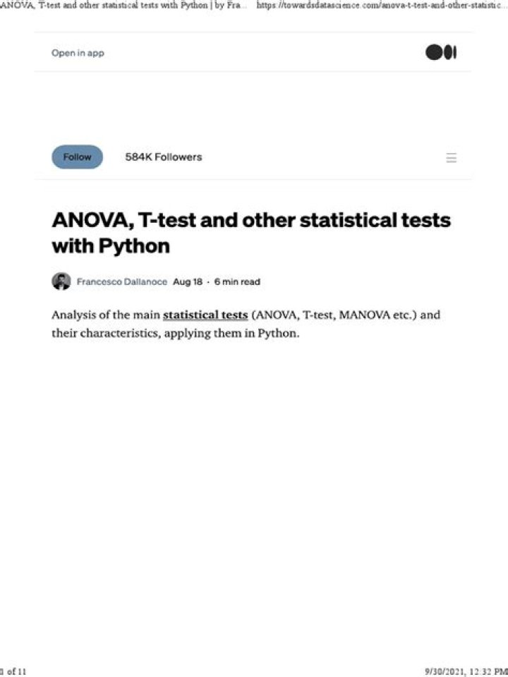 Master ANOVA T Test: Free PDF Guide & Examples