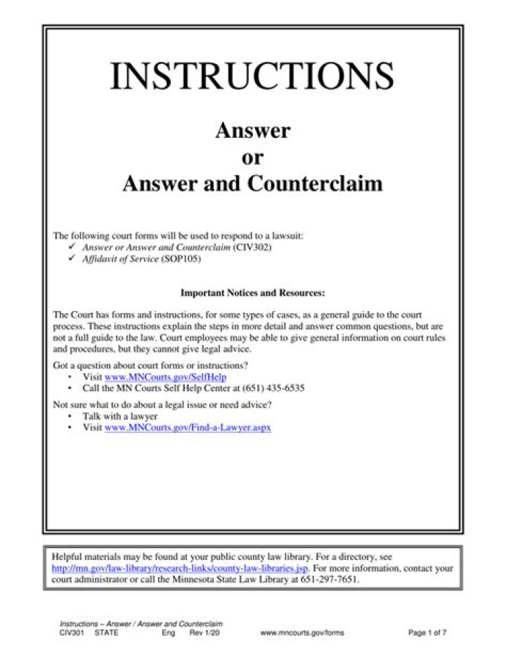 Answer and Counterclaim PDF: Complete Legal Analysis Guide