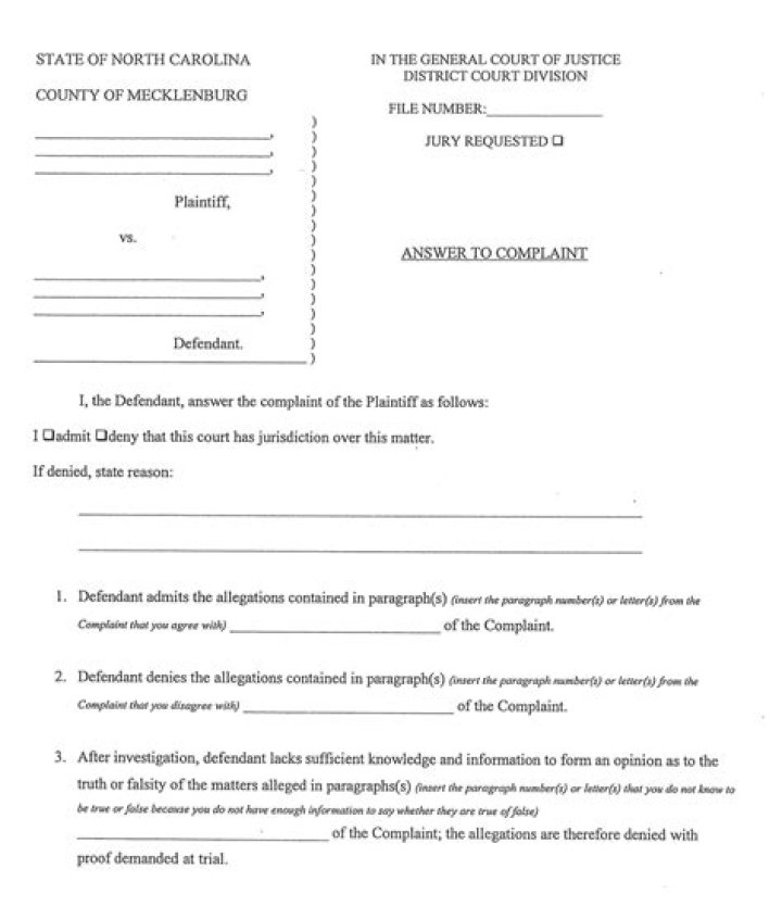California Complaint Response: PDF Answer Template & Guide
