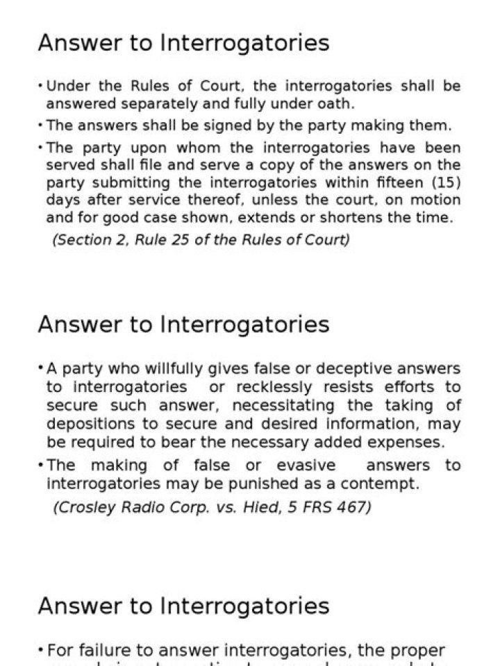 Answer to Interrogatories PDF – Free Template & Legal Guide