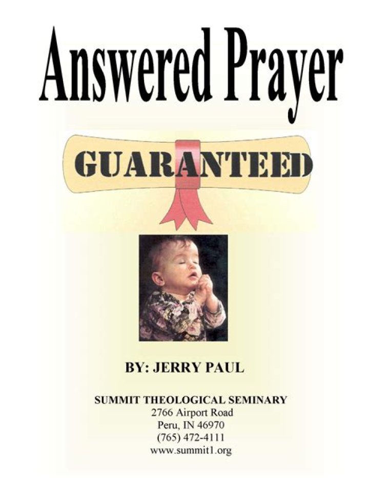 Answered Prayer Guaranteed: Free PDF Guide to Faithful Answers