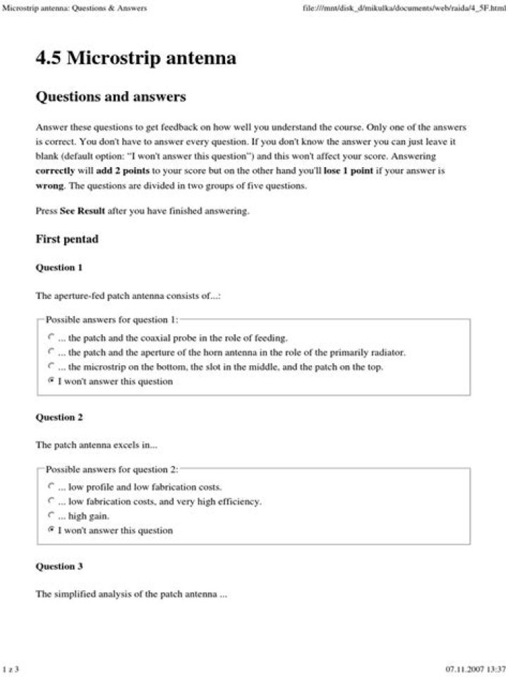Antenna Questions and Answers PDF: Expert Guide