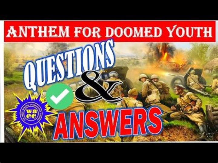 Anthem for Doomed Youth: Questions & Answers PDF