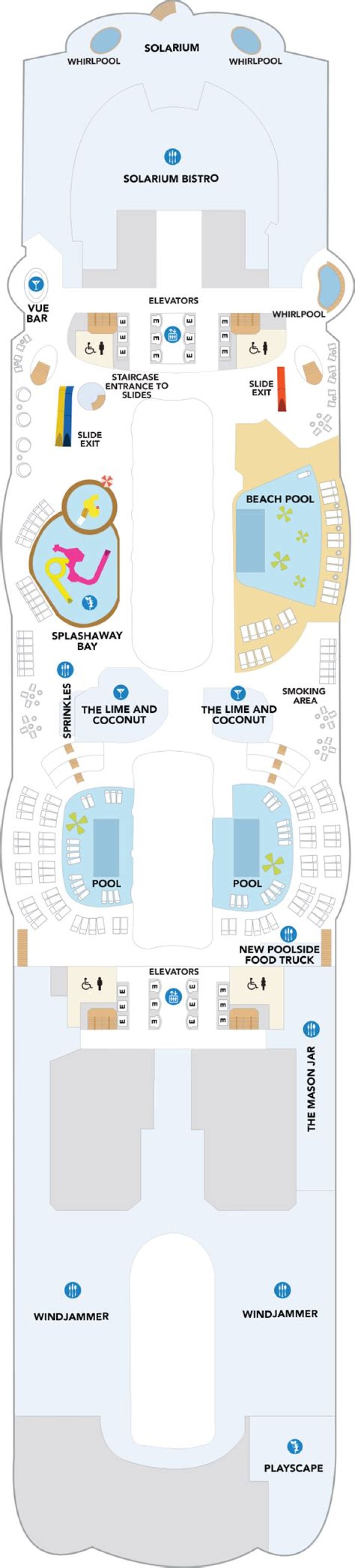 Download the Official Anthem of Seas Deck Plan PDF