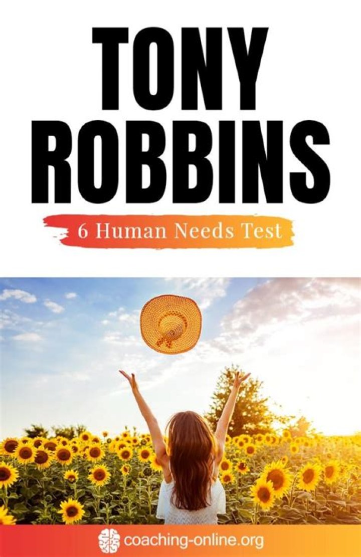Anthony Robbins 6 Human Needs Test PDF: Master Your Motivations