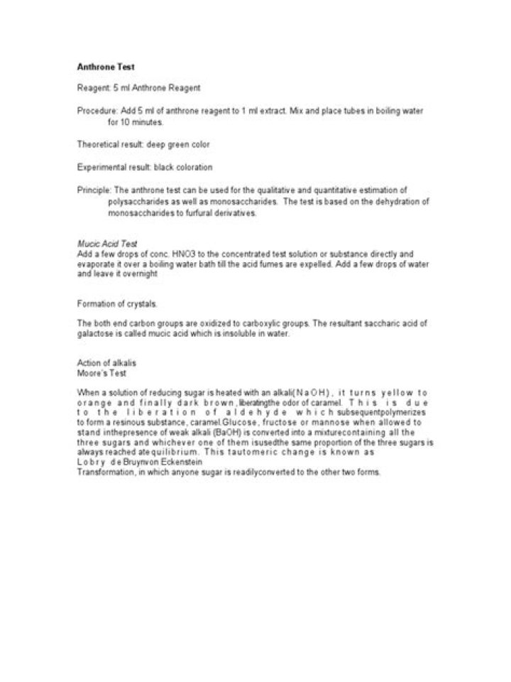 Anthrone Test PDF: Accurate Laboratory Results & Download Guide