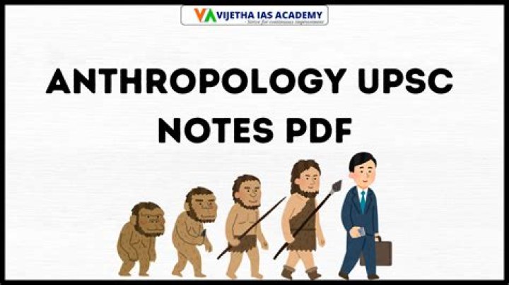 Anthropology Test Series UPSC PDF: Best Study Material & Practice Tests