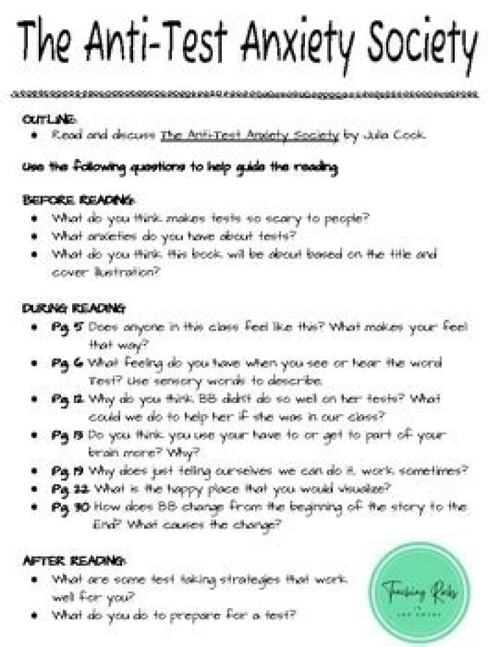 Anti-Test Anxiety Society: Free PDF Guide to Managing Exam Stress