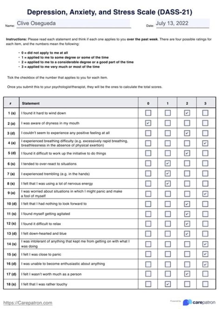 Free Anxiety and Depression Test PDF: Accurate Screening Tool