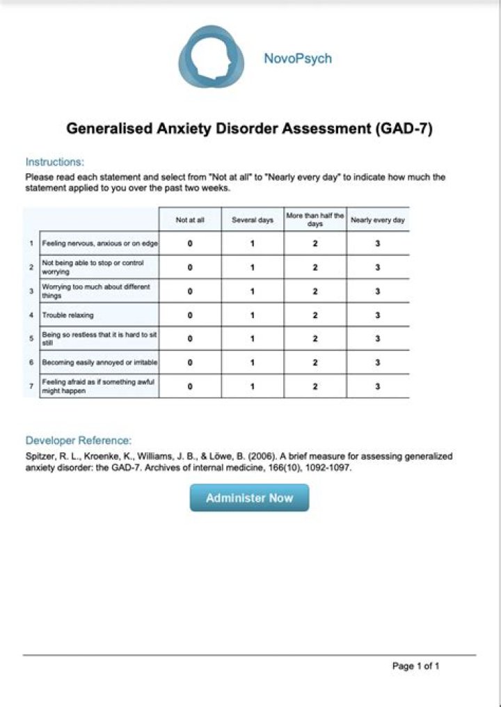 Free Anxiety Screening Test PDF: Quick & Reliable Assessment