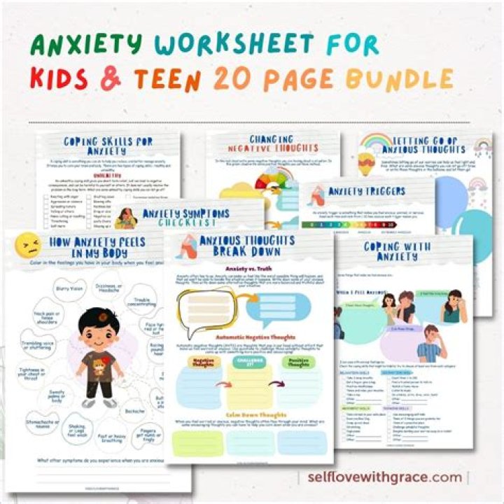Free Anxiety Worksheets for Kids PDF – Easy Coping Tools