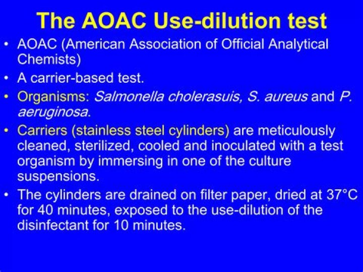How to Perform and Interpret AOAC Use Dilution Test: PDF Guide