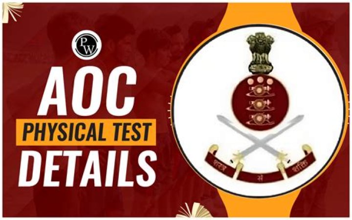 AOC 2024 Recruitment Physical Test Details PDF Released