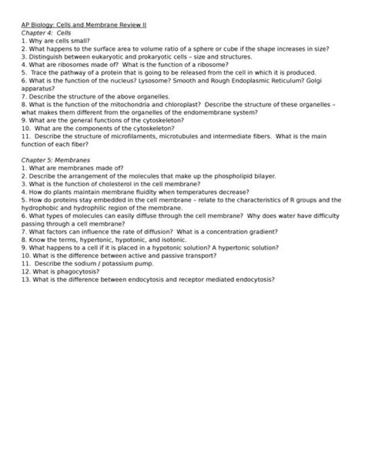 AP Biology Cells Test PDF – Instant Study Guide